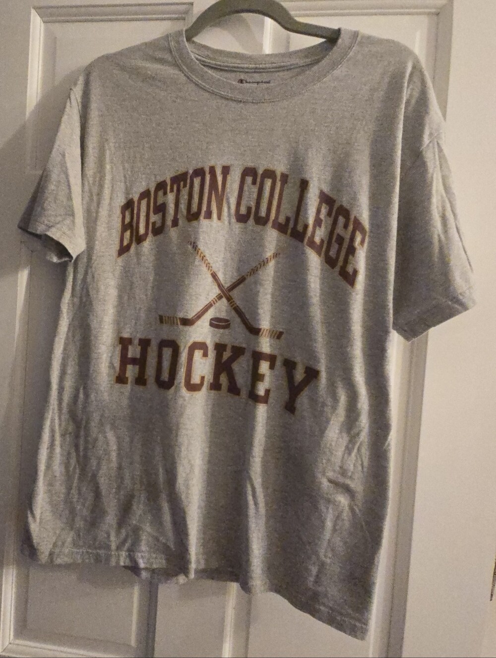 NWOT Boston College Hocket Gray T-shirt  Men's Size M